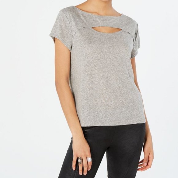 NEW -Free People June Cutout T-Shirt - Picture 1 of 2